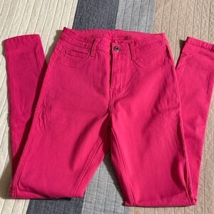 Vibrant Hot Pink Skinny Jeans